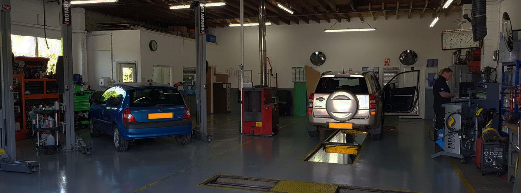 Inside of our fully equiped mot centre